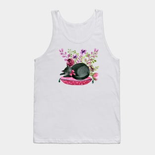 Napping Kitty Cat Tank Top